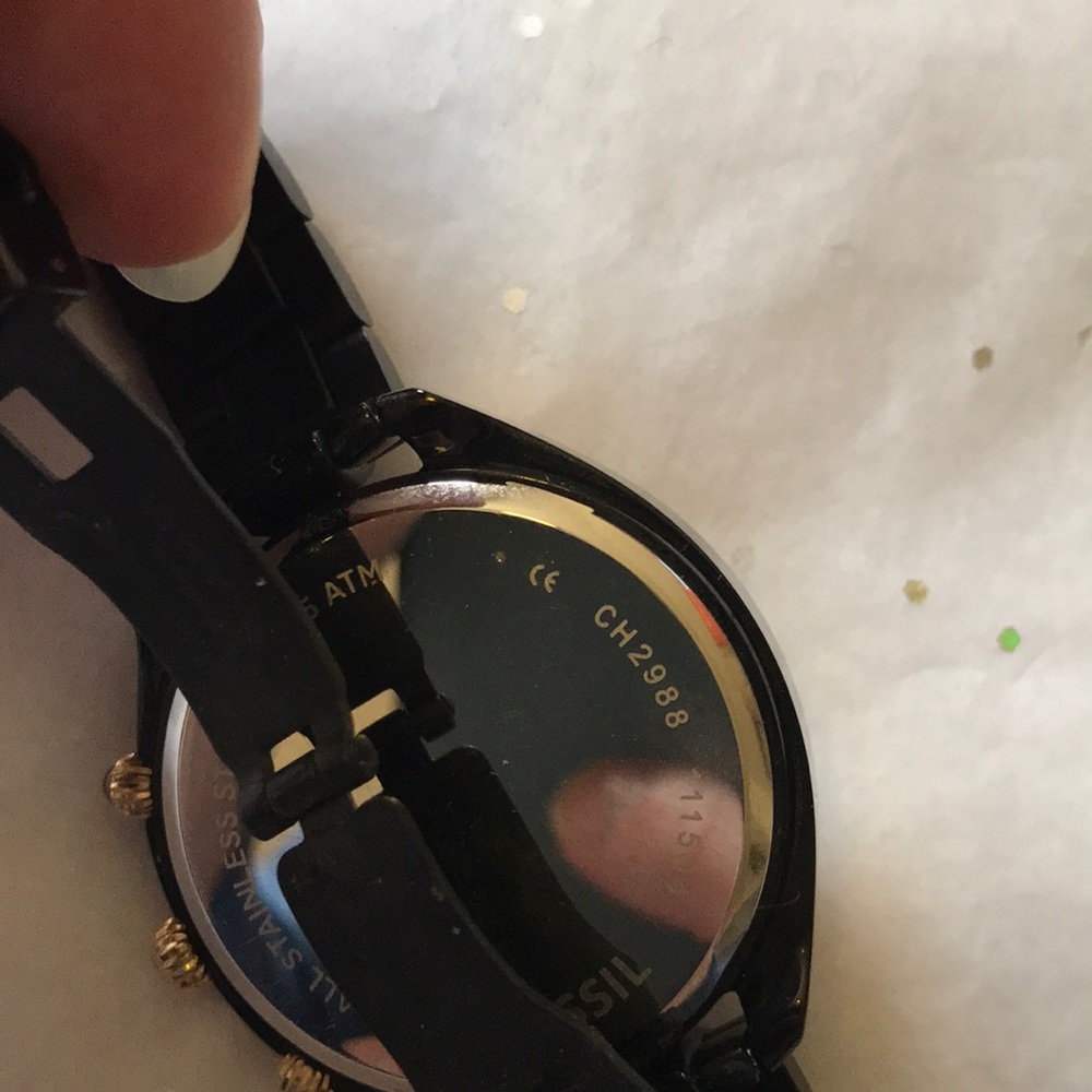 Fossil CH2988 Land Racer in Black and Gold - Picture 4 of 5